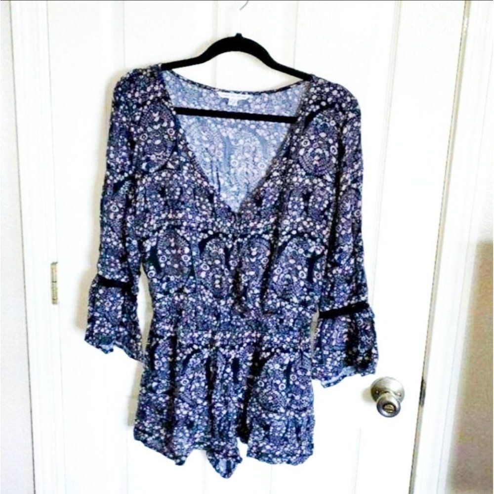 American Eagle V-neck Romper S